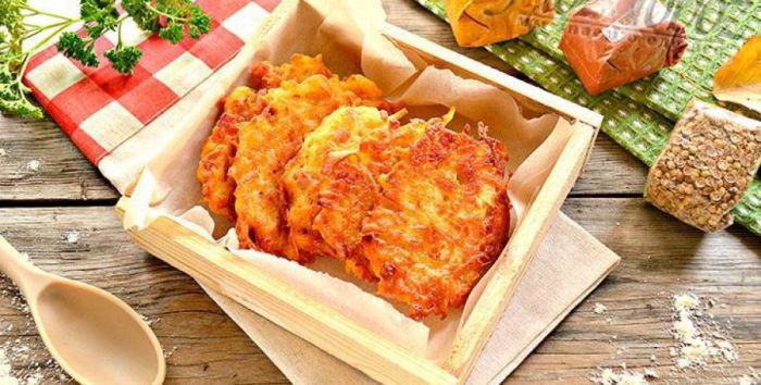 Драники з шинкою і сиром