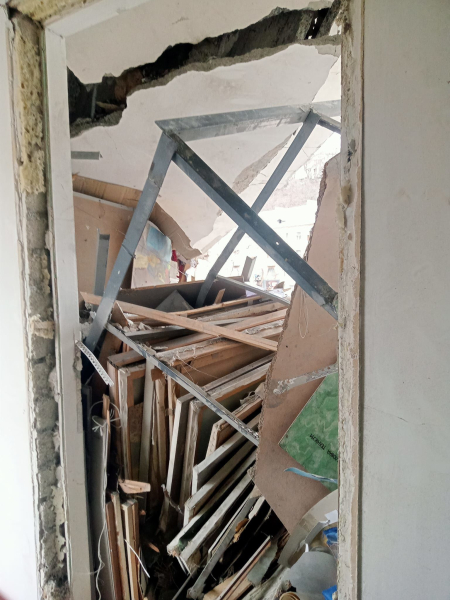 Російська ракета зруйнувала будівлю, де проходили знімання серіалу для "1+1 Україна"