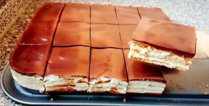 Торт без випікання із смачним кремом