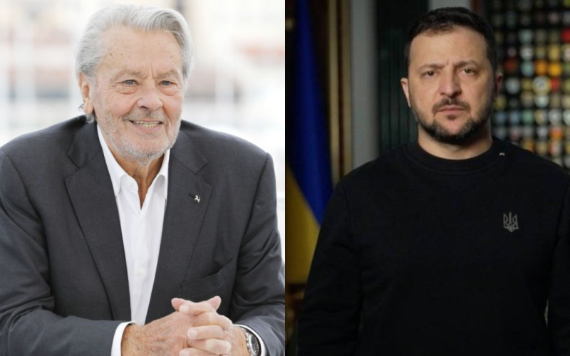 88-річний Ален Делон отримав від Володимира Зеленського важливу нагороду України