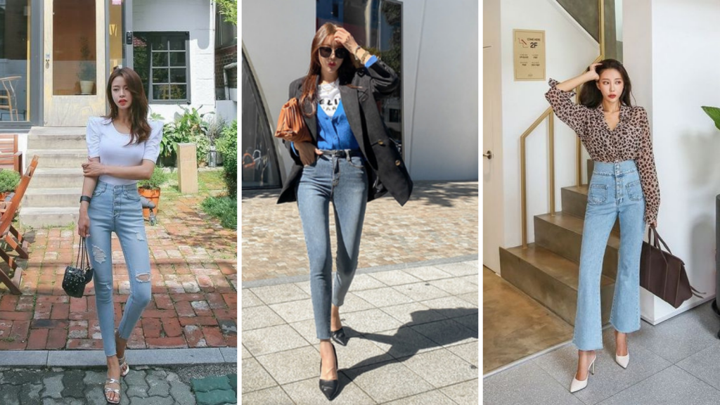 High-Waisted Jeans