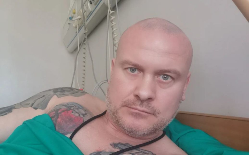 В'ячеслав Узелков показав, як зустрів 45-річчя у лікарні