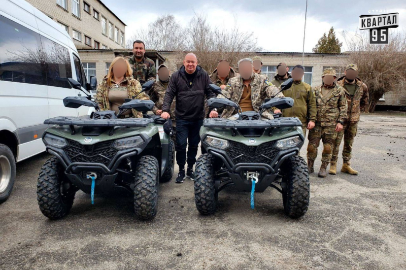 Євген Кошовий показався на передовій і доправив допомогу нашим бійцям від "кварталівців"