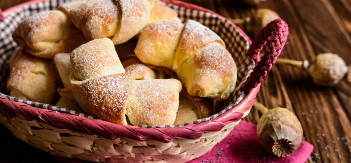 Маленькі круасани з яблуками