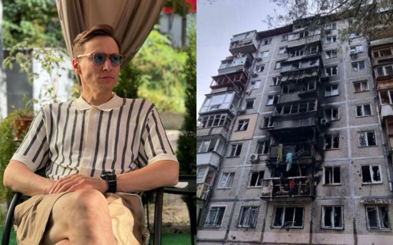 У будинок відомого українського актора в Києві влучив російський дрон: "Квартирі торба"