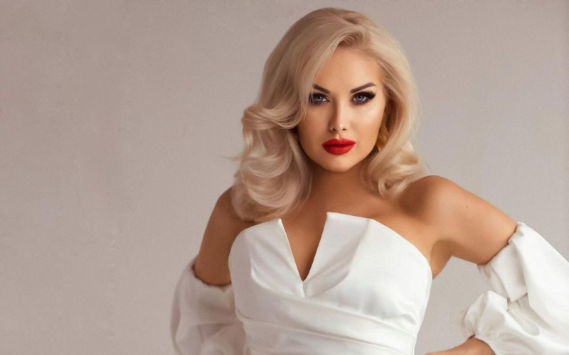 Катерина Бужинська у сукні з пікантним декольте приголомшила ефектним перевтіленням у рудоволосу