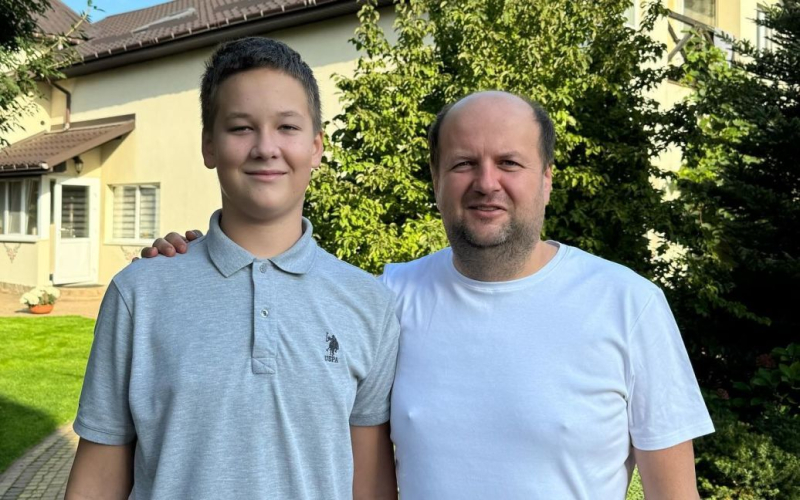 Віктор Бронюк розкрив, куди після школи вступив його 14-річний син та яку освіту він здобуває