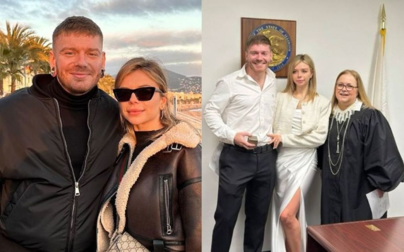 Олександр Кривошапко одружився втретє та показав, яким було його весілля в США