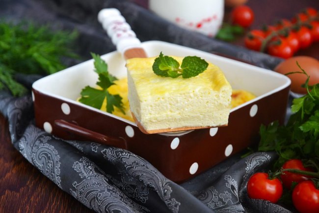 Пишний омлет в духовці