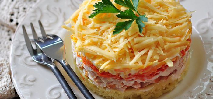 Салат з куркою і морквою по-корейськи