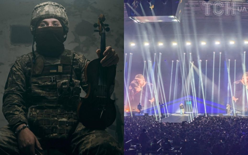 Співак-військовий Moisei просто на концерті освідчився дівчині
