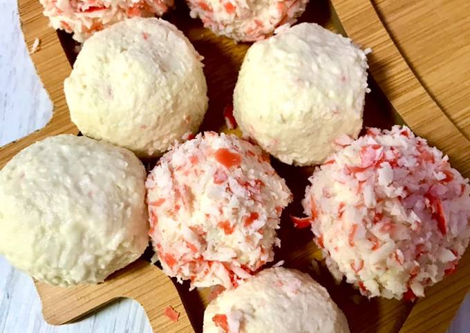 Кульки Рафаелло з крабових паличок