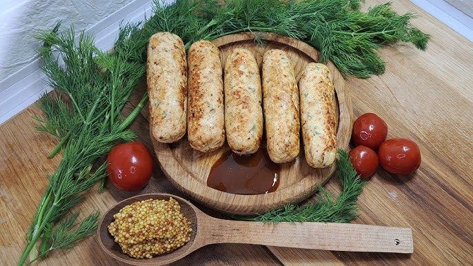 Домашні курячі сосиски