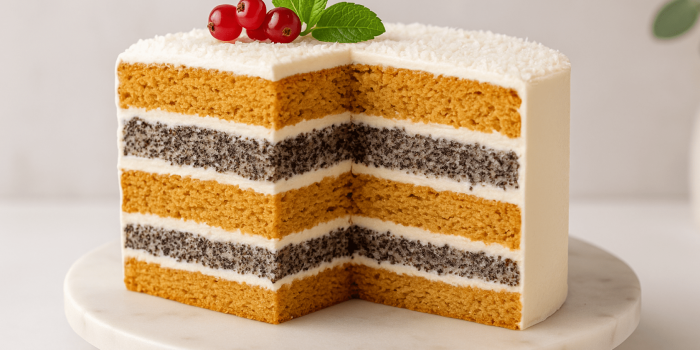 Галицький пляцок з маком і медом
