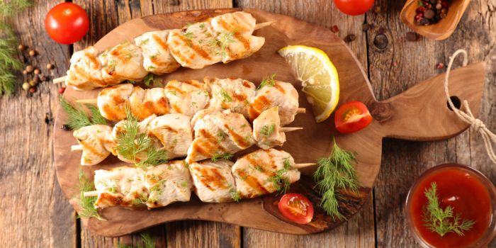 Шашлик в духовці з курки