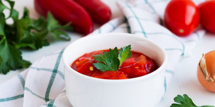 Лечо в мультиварці &mdash; рецепт з перцем, помідорами і кабачками