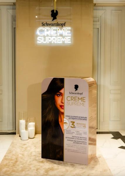 Schwarzkopf  презентували нову крем-фарбу Cr&egrave;me Supreme, що доглядає за волоссям