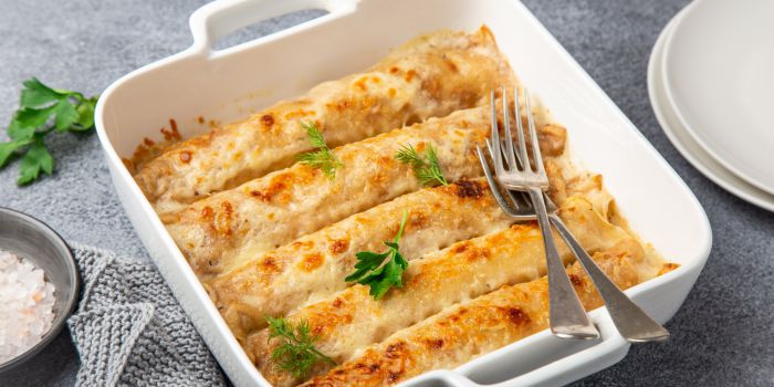 Млинці з сиром і оливками